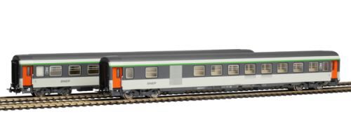 Piko 94504 SNCF 2 Personenwagen Corail 2.Klasse und 2.Klasse/Gepäck  Ep. V